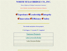 Tablet Screenshot of ntbridge.com
